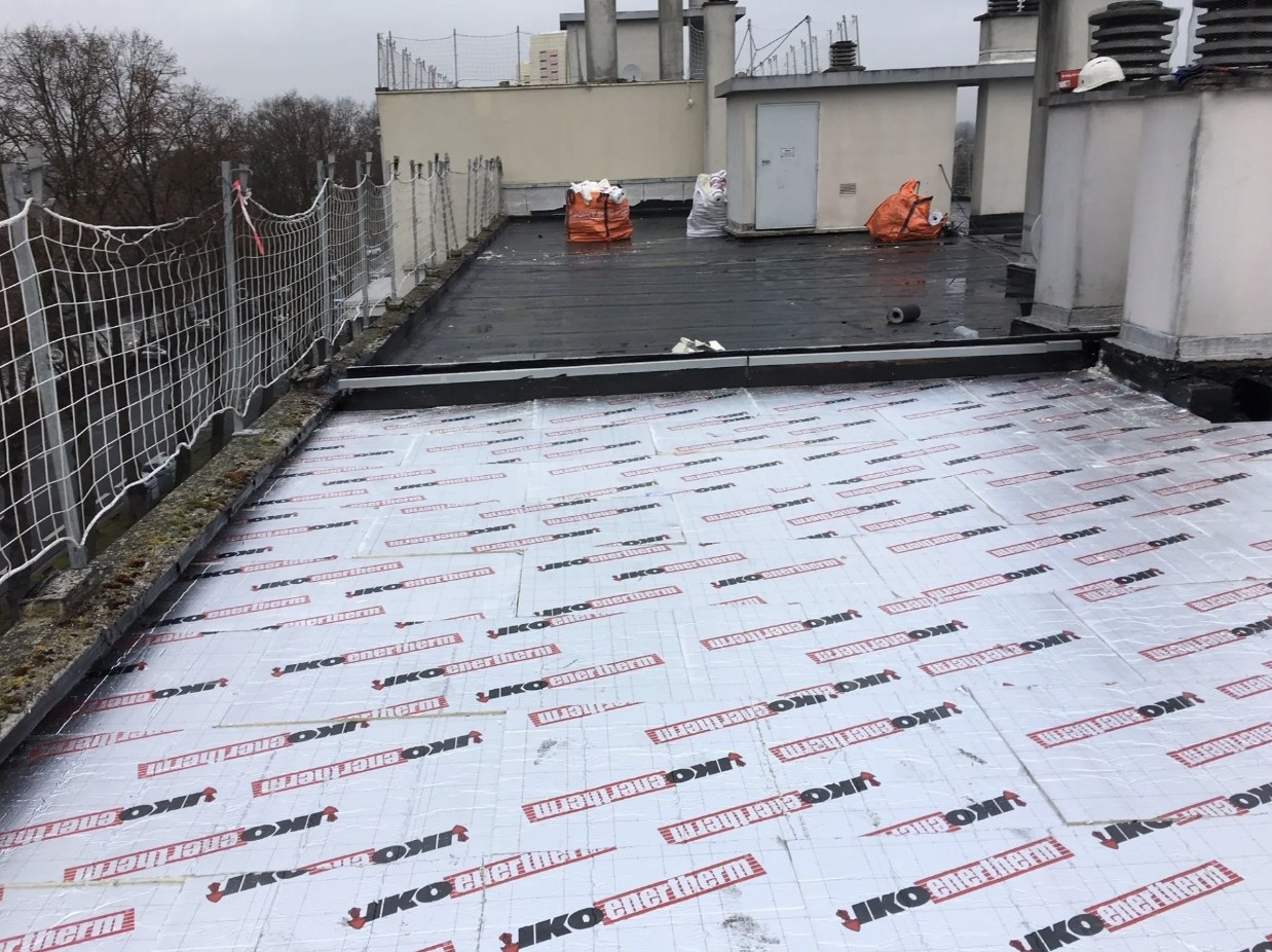 Travaux d'étanchéité et isolation sur toiture